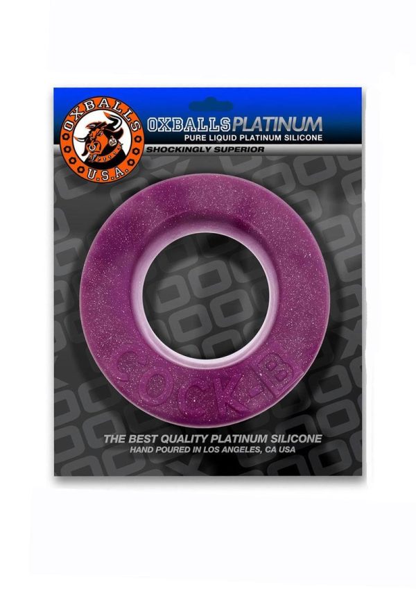 Cock B Bulge Silicone Cock Ring - Plum - Image 2