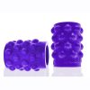 Bubbles Silicone Nipple Suckers - Eggplant - Image 3