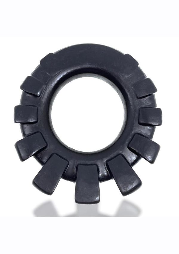 Cock Lug Lugged Cock Ring - Black - Image 3