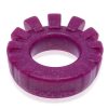 Cock Lug Lugged Cock Ring - Plum