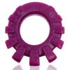Cock Lug Lugged Cock Ring - Plum - Image 3