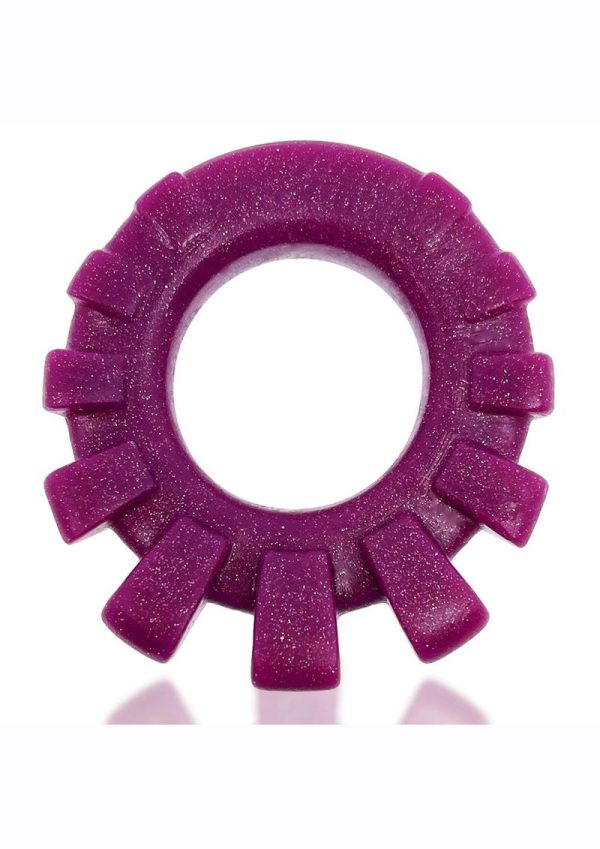 Cock Lug Lugged Cock Ring - Plum - Image 3