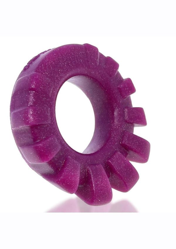 Cock Lug Lugged Cock Ring - Plum - Image 4