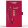 Womanizer Premium 2 Rechargeable Silicone Clitoral Stimulator - Bordeaux - Image 2