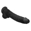 Master Cock Hung Harry Dildo with Balls 11.75in - Black - Image 3