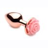 Booty Sparks Aluminum Anal Plug - Small - Pink/Rose Gold