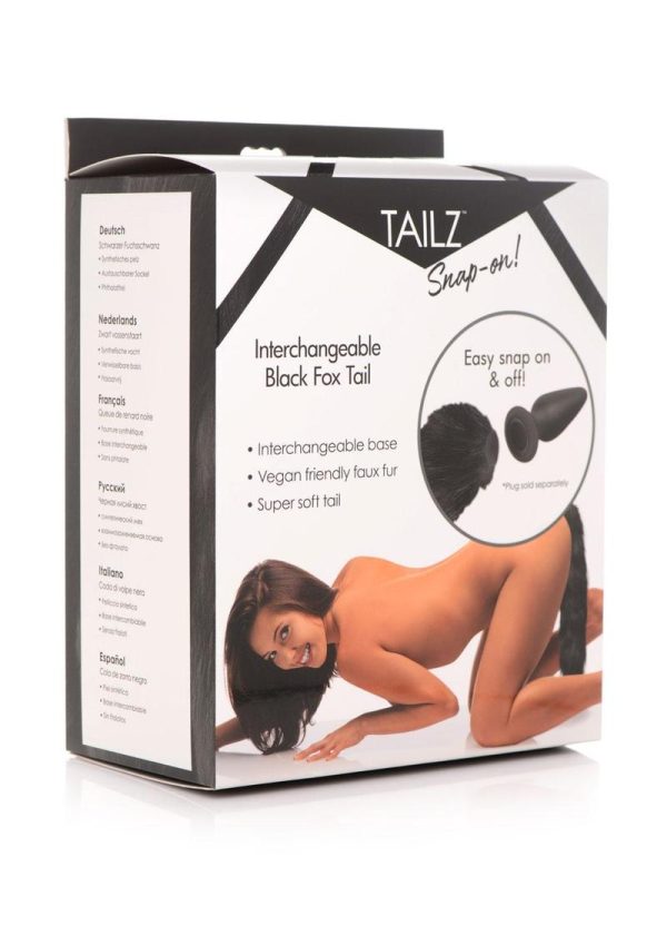 Tailz Interchangeable Fox Tail Accessory - Black - Image 2