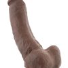 Coverboy The Mechanic Dildo 9in - Chocolate