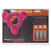 Oxballs Heavy Squeeze Ballstretcher with Stainless Steel Weights - Hot Pink - Image 2