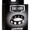 Cock Gear Leather Speed Snap Cock Ring - Black - Image 2