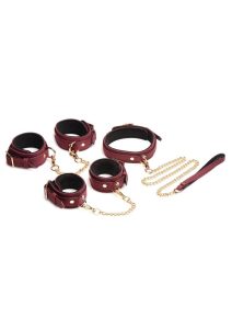 Master Series Velvet Bondage Set Cuffs