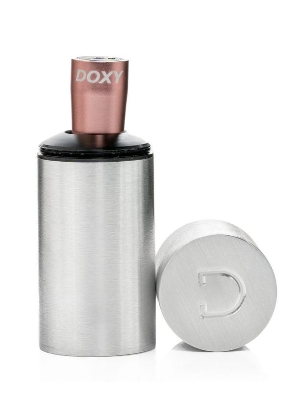 Doxy Bullet Rechargeable Aluminum Vibe - Pink Gold - Image 4