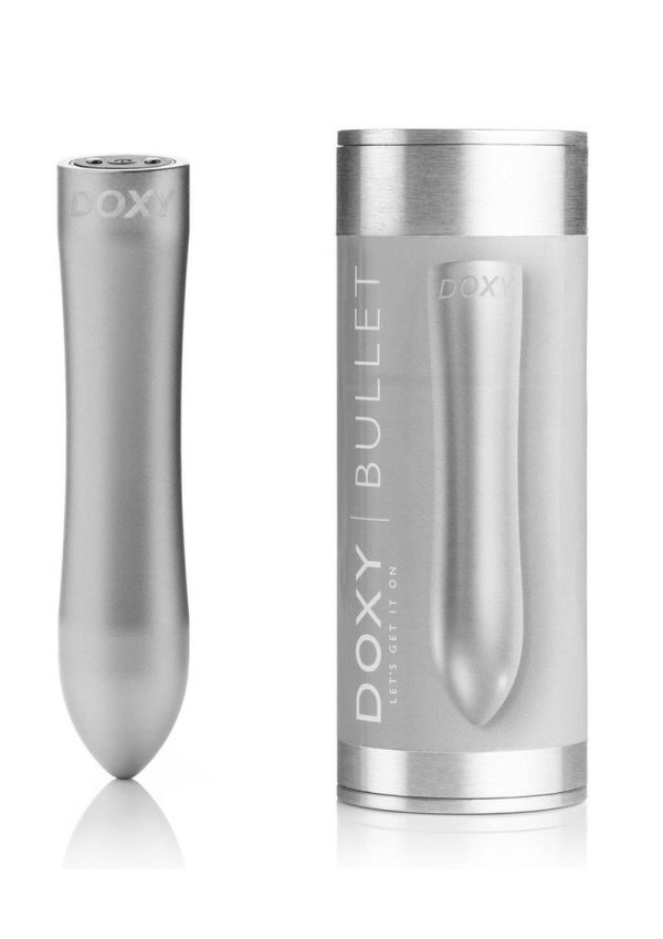 Doxy Bullet Rechargeable Aluminum Vibe - Silver - Image 2