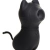 Shegasm Sucky Kitty Rechargeable Silicone Clitoral Stimulator - Black