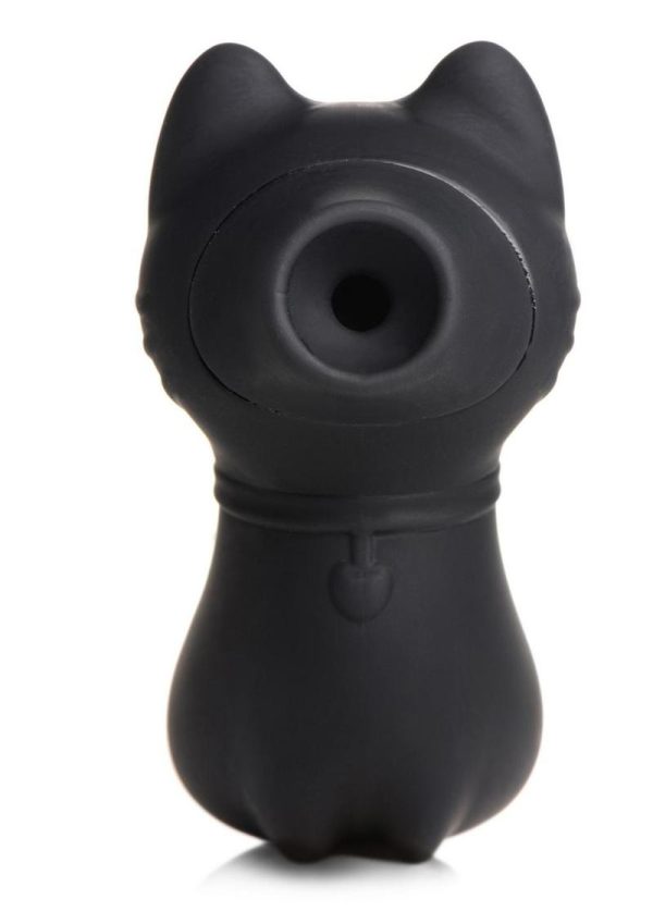 Shegasm Sucky Kitty Rechargeable Silicone Clitoral Stimulator - Black - Image 3