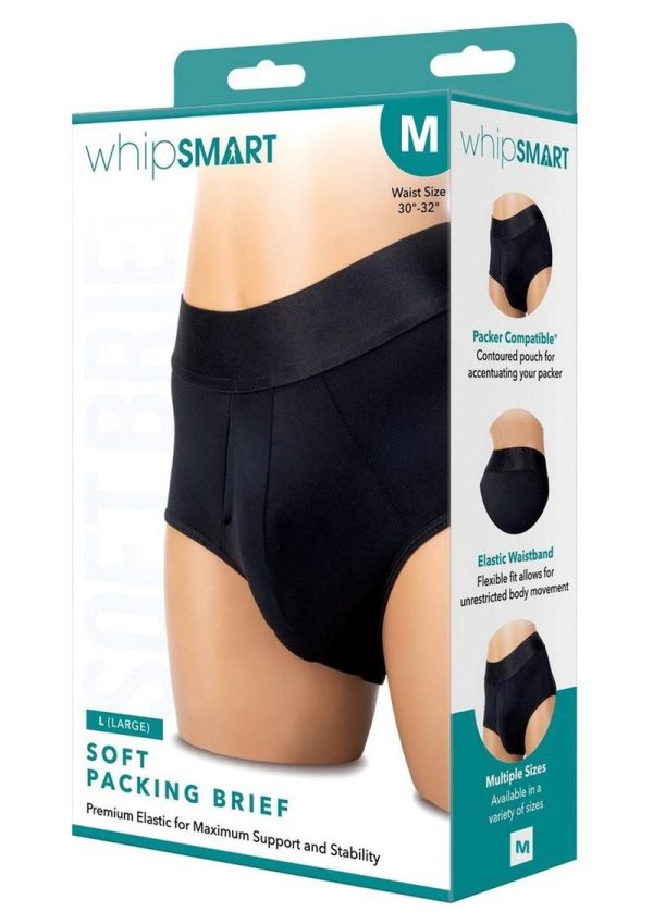 WhipSmart Soft Packing Brief - Medium- Black - Image 2