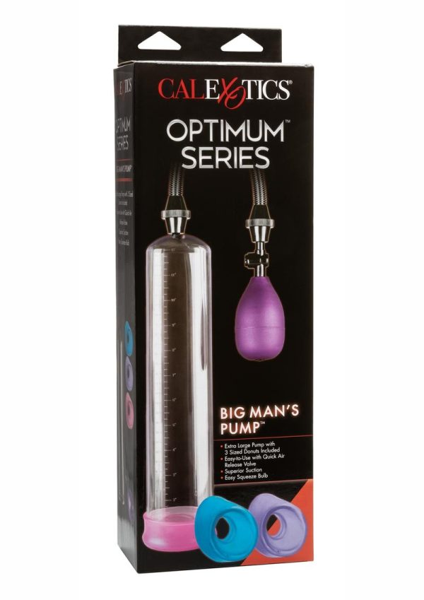 BIG MANS PENIS PUMP 12 INCHES WITH 3 INTERCHANGEABLE SLEEVES CLEAR - Image 2