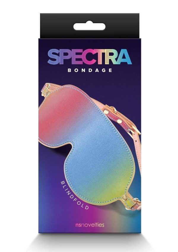 Spectra Bondage Blindfold - Rainbow - Image 2