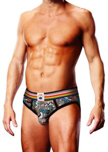 Prowler Comic Book Brief - Large - Gray/Multicolor