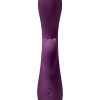 OVO Beacon Rechargeable Silicone Dual Stim Vibrator - Purple - Image 3
