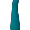 OVO Pheobe G-Spot Rechargeable Silicone Vibrator - Blue - Image 3