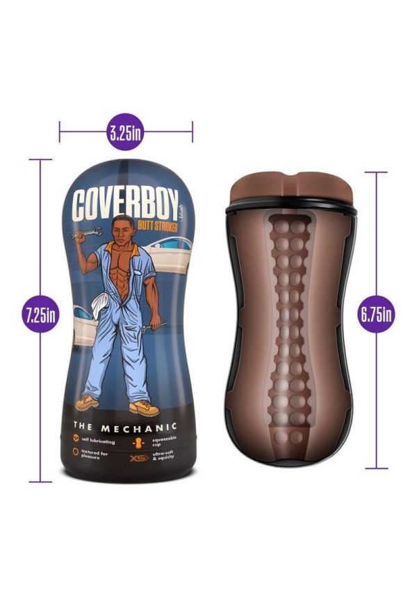 Loverboy The Mechanic Self Lubricating Anal Pocket Stroker - Chocolate - Image 3