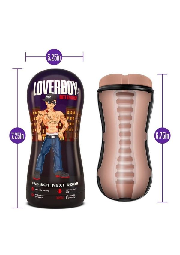 Loverboy Bad Boy Next Door Self Lubricating Anal Pocket Stroker - Vanilla - Image 3