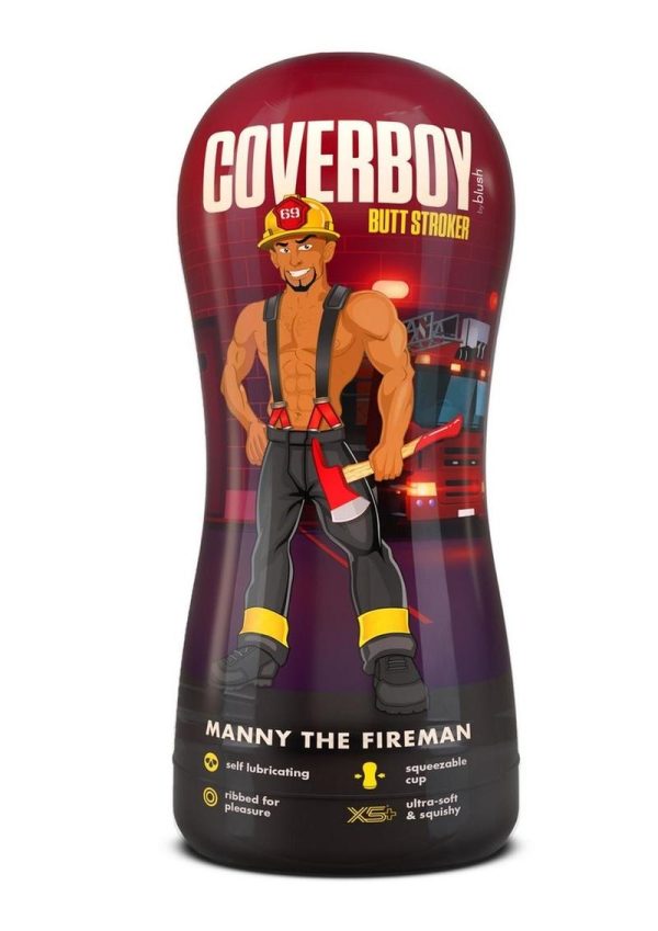 Loverboy Manny The Fireman Self Lubricating Anal Pocket Stroker - Caramel - Image 2