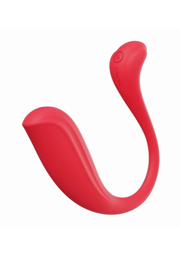 Svakom Phoenix Neo 2 Interactive Rechargeable Silicone Bullet Vibrator with Remote Control - Red - Image 3