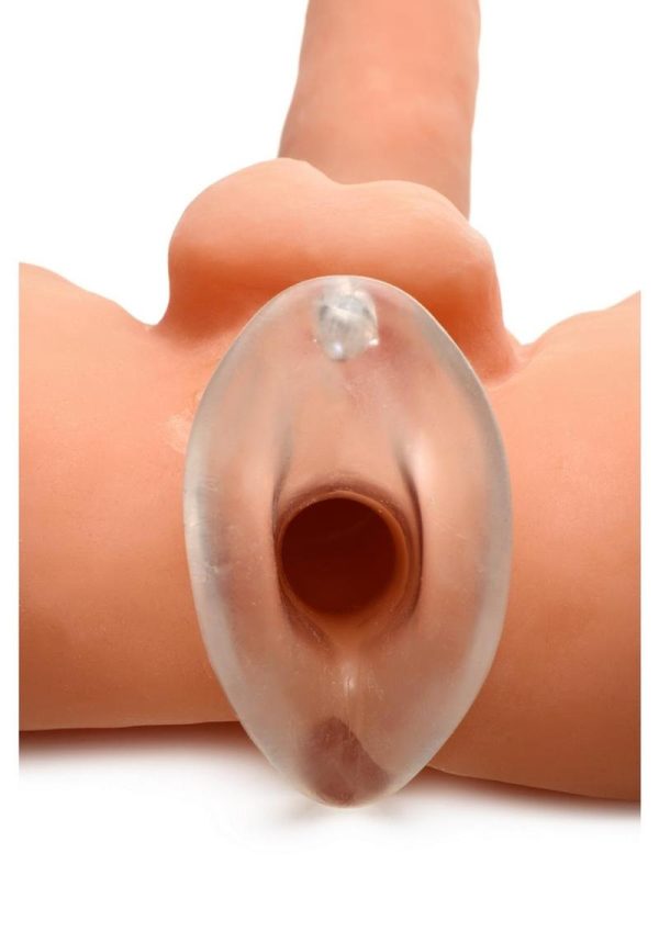 Master Series Light-Tunnel Light-Up Large Anal Dilator - Clear - Image 4