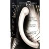Master Series 10X Vibra-Crescent Rechargeable Silicone Vibrating Dual Ended Dildo - Silver - Image 2
