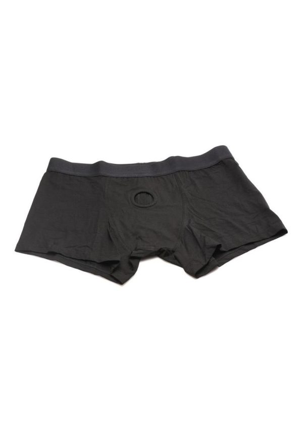 Strap U Armor Mens Boxer Harness with O-Ring - Medium/Large - Black