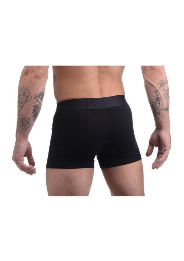 Strap U Armor Mens Boxer Harness with O-Ring - Medium/Large - Black - Image 4