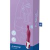 Satisfyer A-Mazing 1 Silicone Vibrating Stimulator - Berry - Image 2