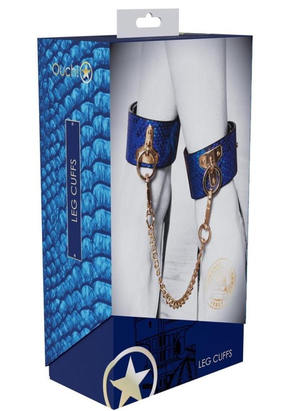 Ouch! Florence Collection Leg Cuffs - Blue - Image 2