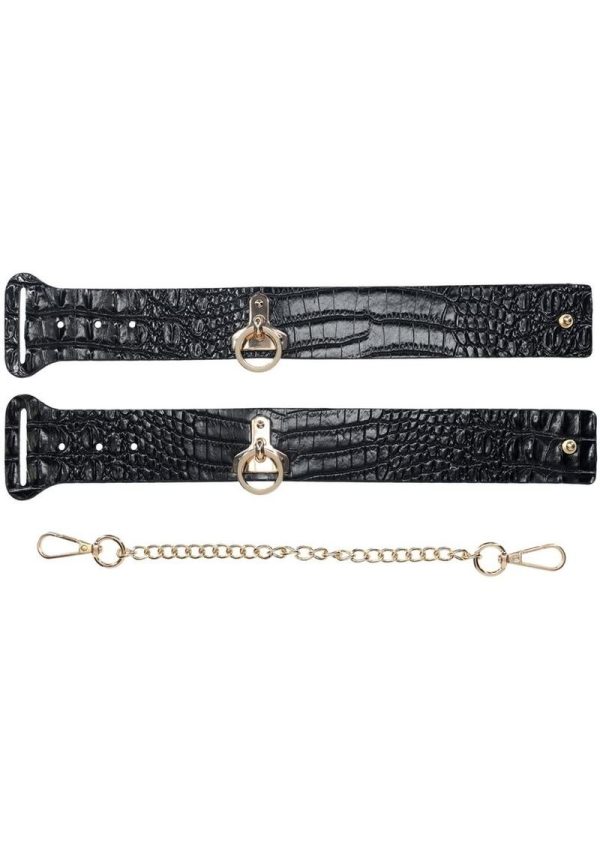 Ouch! Rome Collection Handcuffs - Black - Image 3