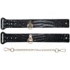 Ouch! Rome Collection Leg Cuffs - Black - Image 3