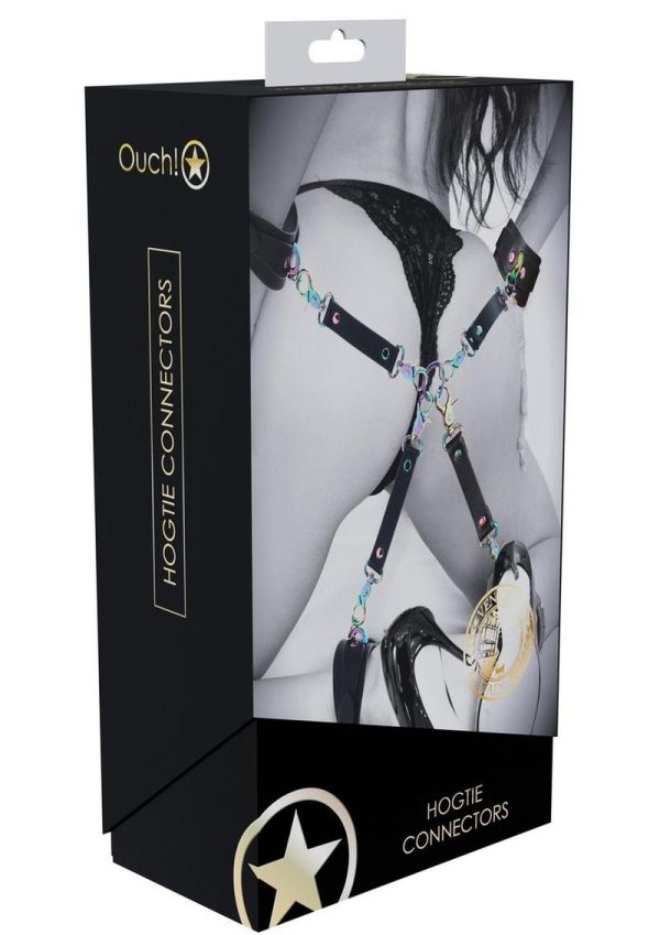 Ouch! Venice Collection Hogtie Connectors - Black - Image 2