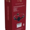 Ouch! Milan Collection Silicone Ball Gag - Black/Red - Image 3