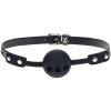 Ouch! NY Collection Silicone Ball Gag - Black