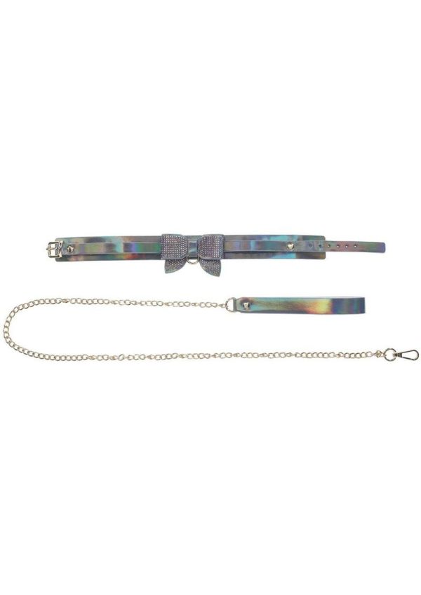 Ouch! Paris Collection Collar with Leash - Black - Image 3