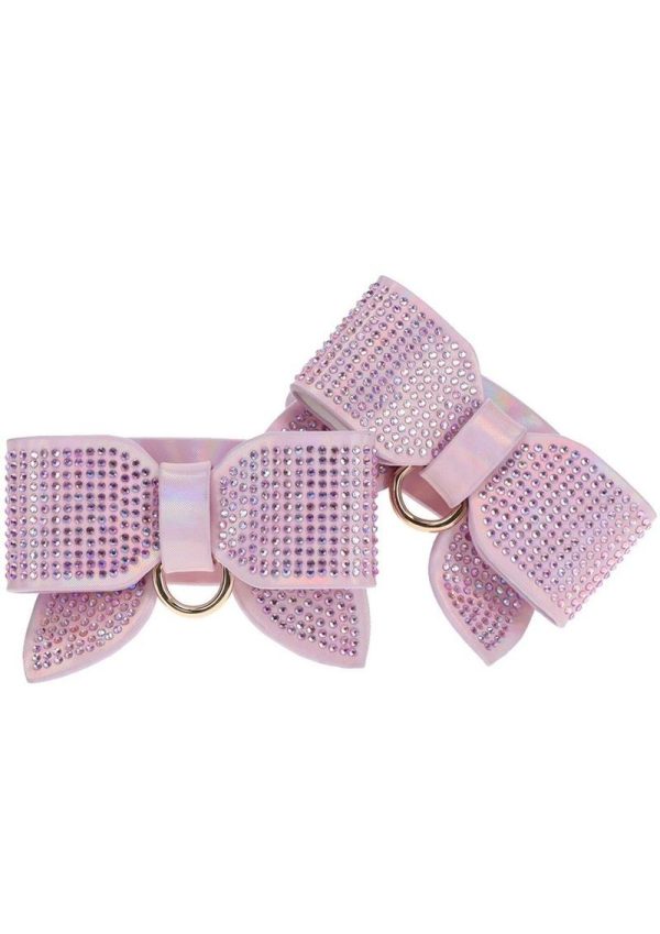 Ouch! Paris Collection Leg Cuffs - Pink - Image 3