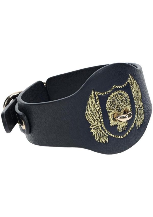 Ouch! London Collection Leg Cuffs - Black - Image 3