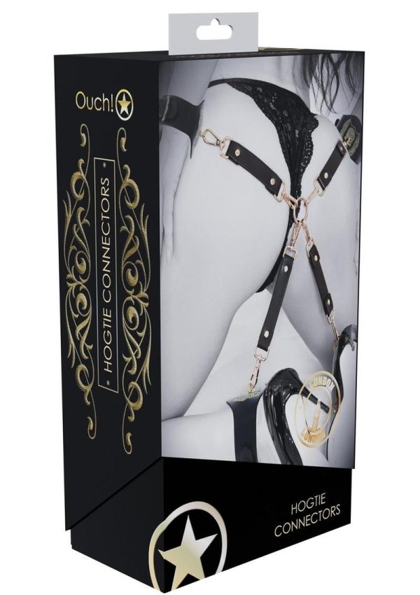 Ouch! London Collection Hogtie Connectors - Black - Image 2