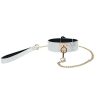 Ouch! Florence Collection Collar with Leash - White
