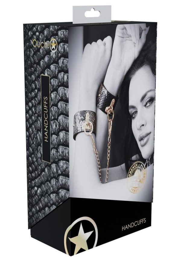 Ouch! Florence Collection Handcuffs - Black - Image 2