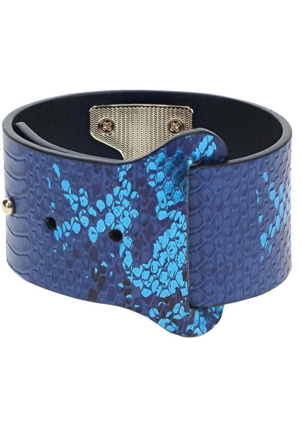 Ouch! Florence Collection Handcuffs - Blue - Image 4