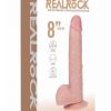 RealRock Vibrating and Rotating Cock with Balls 8in - Vanilla - Image 2