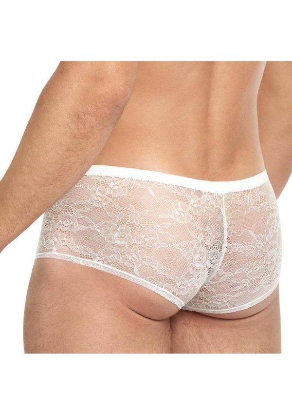 Lace King Lace Trunks - Medium/Large - White - Image 3