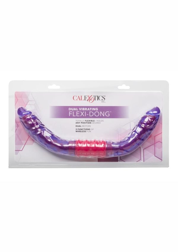 DUAL VIBRATING FLEXI DONG PURPLE - Image 2